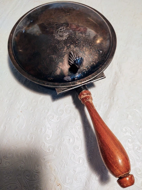 ANTIQUE SHEFFIELD SILVER Company Silverplate Silent Butler ANTIQUE SHEFFIELD SILVER Company Silverplate Silent Butler