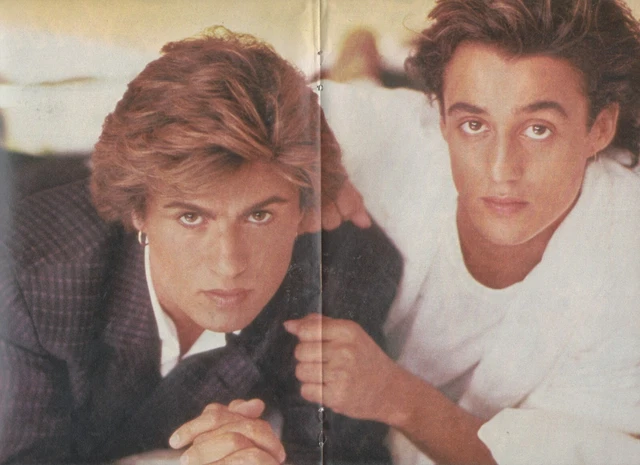 Wham George Michael Andrew Ridgeley Poster Bravo DinA3 Doppelseite wie NEU