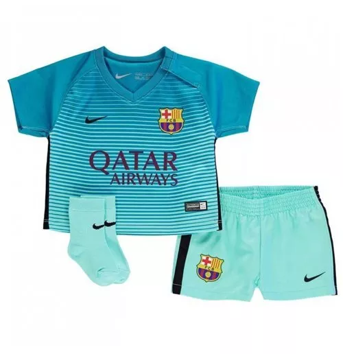 Barcelona Baby Kit Shirt Shorts & Socken Nike 3. Kit 100 % Offiziell 6-9 Monate