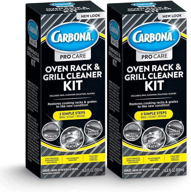 Oven Rack & Grill Cleaner | Eliminates Thick Grease & Build-Up | Griddle & BBQ C