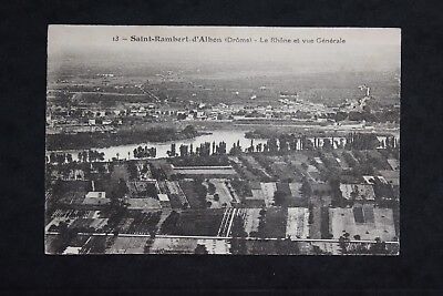 Postcard CPA-saint-rambert-d' albon - the rhône and general view