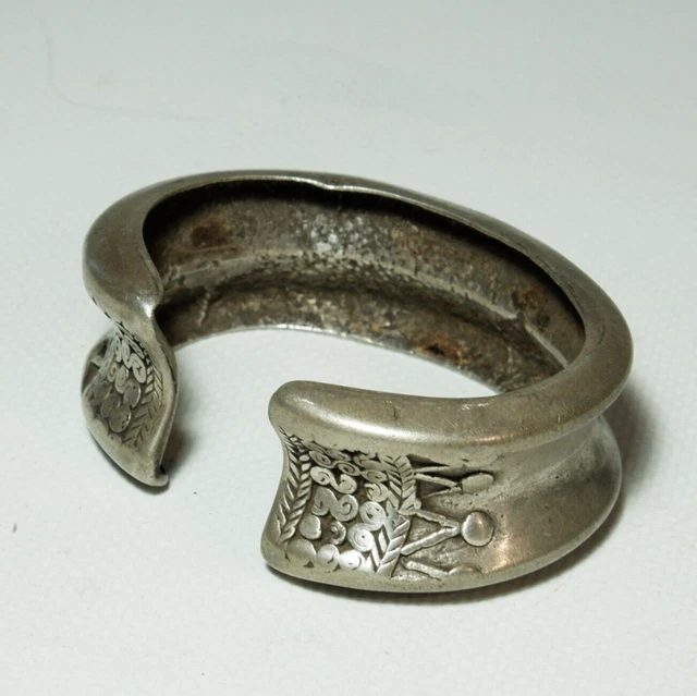 Tribal Ceremonial silver bracelet - Belu, Timor, Indonesia