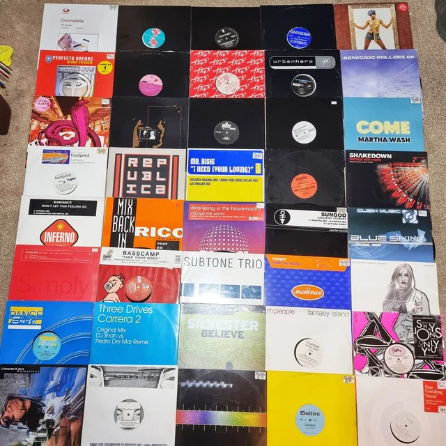 40 X House / Dance / Trance / 12" Vinyl 90s/00s - Bundle / Job Lot
