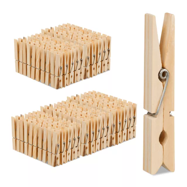 Lundry Pegs Set of 240 Wooden Pegs Clothes Pegs Decorative Pegs Clothes Clips