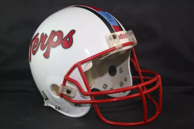 vtg Maryland Terrapins Riddell VSR4 Size Large Display Football Helmet   103