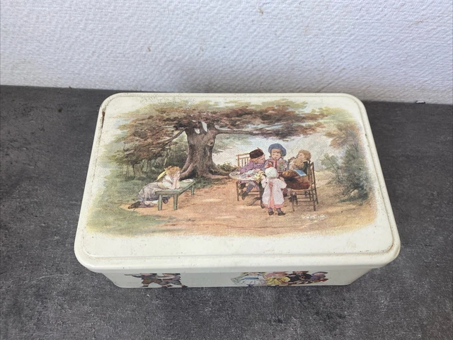 BOÎTE À BISCUITS ancienne en tôle art déco Voiture De Sport Réf N.1 EUR 50,00 - FR