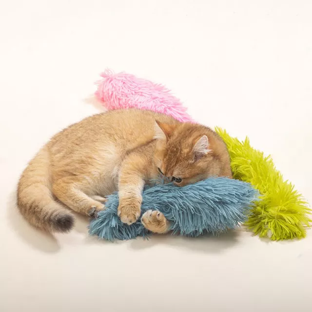 Plush Built-in Catnip Bite Resistant Stress Relief Cat Teaser Toy Pet SuppliDC
