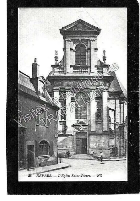 cpa 58 NEVERS - L'Eglise Saint-Pierre