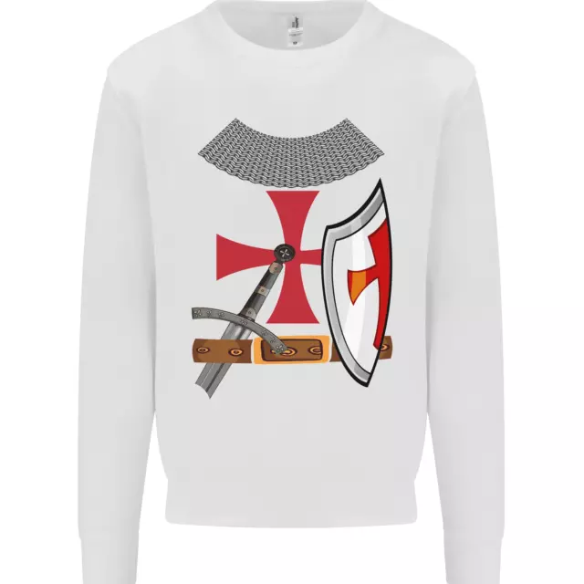 Knights Templar Fancy Dress St Georges Day Mens Sweatshirt Jumper