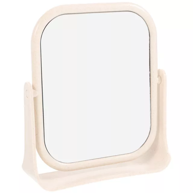 Plastic Desktop Double Sided Makeup Mirror Man Table Mirrors