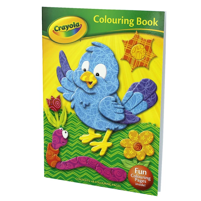 CRAYOLA COLOURING KIDS Activity Book Wild Animals Painting Colour ...