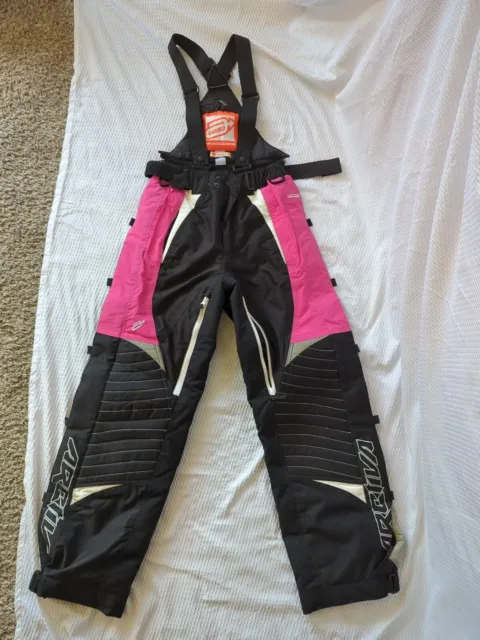 Arctiva Women's Comp 7 Insulated Bibs Pants Snowmobile  Winter Riding Xs  Pink