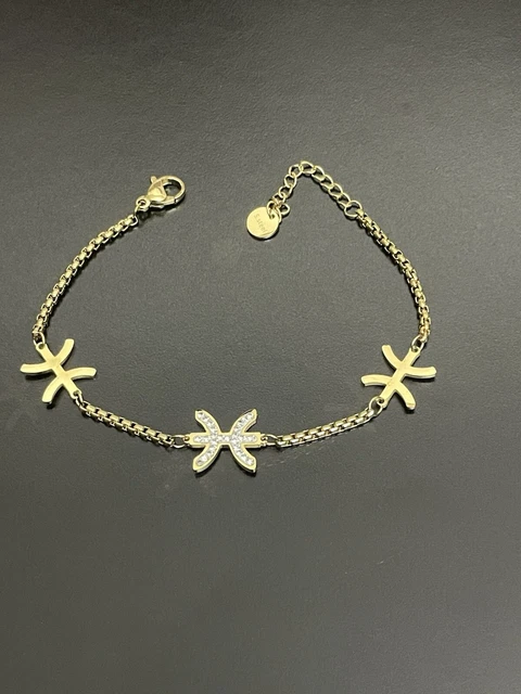Bracelet Kabyle En Acier Inoxydable Doré - Neuf Avec Étiquettes