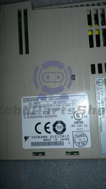 NEW Yaskawa SGDS-04A01AY519 Servo Drive SGDS04A01AY519 1pcs