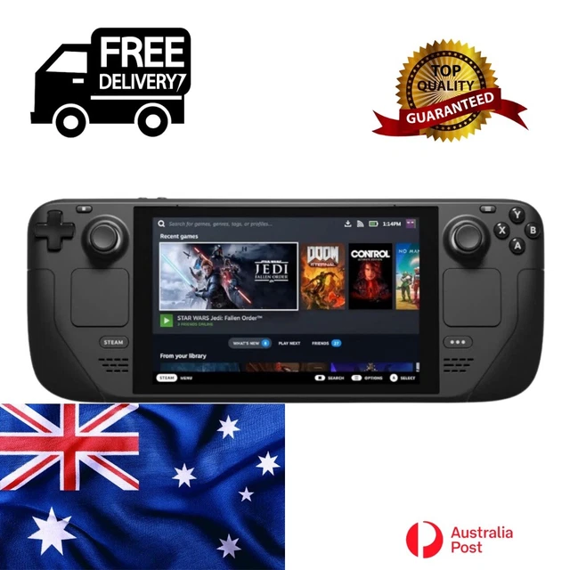 VALVE STEAM DECK OLED Handheld Gaming Console 512GB - Black 
