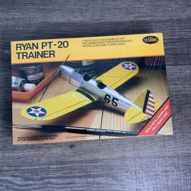 Ryan PT-20 Trainer By Testors No. 510  Sealed 1/48 Scale