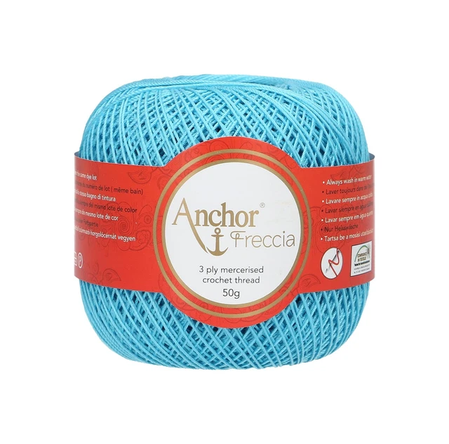 Anchor Freccia 0134 Fil à Crochet 100 % Coton Épaisseur 16
