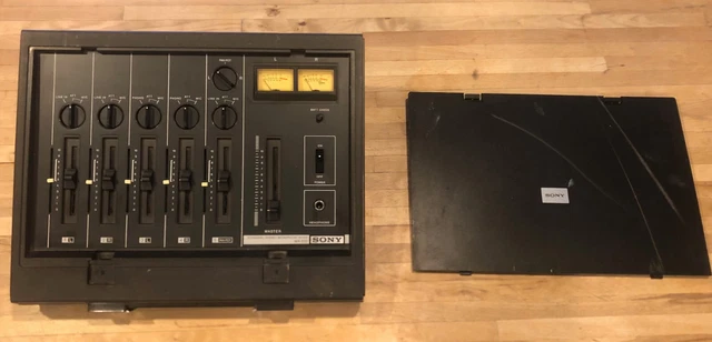 VINTAGE SONY MX-510 Microphone Mixer, 5-Channel Stereo, God Condition £ ...