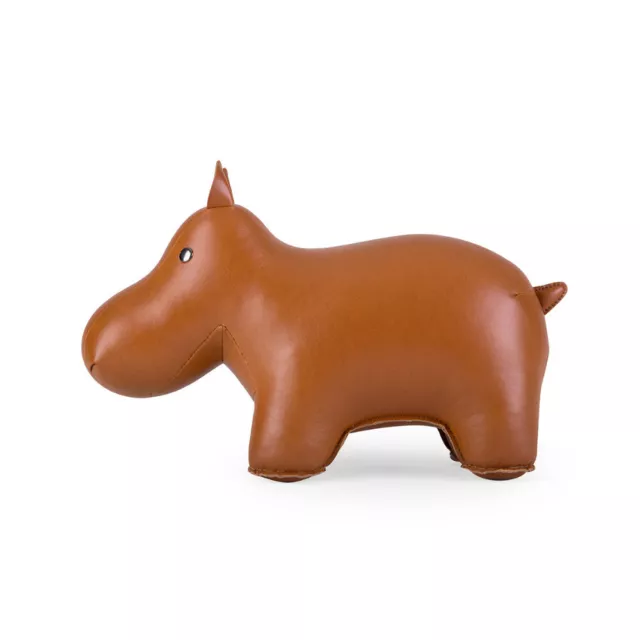 Zuny Bookend Classic Hippo Tan 2