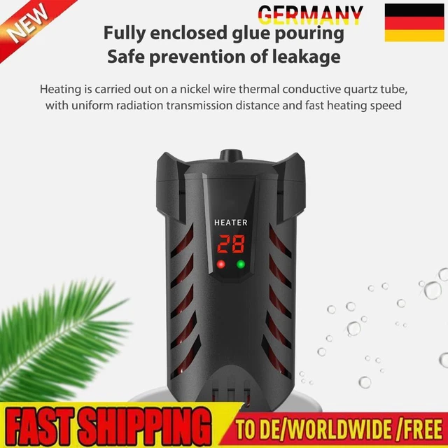 Riscaldatore Per Acquario Da 50W - Termostato Regolabile Con Display Per Pesci Felici - Foto 6