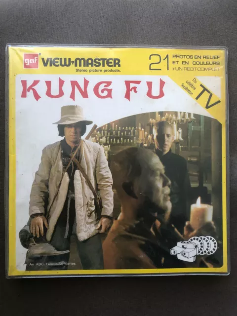 vintage : view-master GAF - série ORTF " Kung Fu " - 1971 - neuf