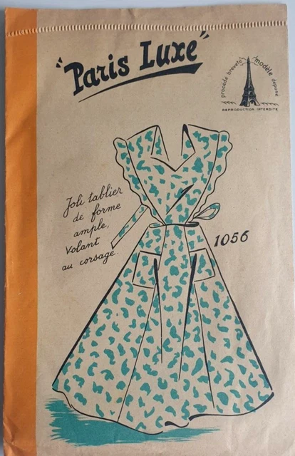 7046 Ancien PATRON PARIS LUXE VINTAGE FRENCH Manteau 156454971157