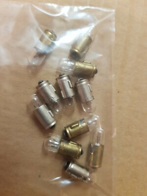 10x lampade per auto d'epoca illuminazione AUTORADIO 
