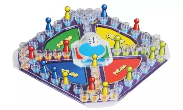 Hop And Pop Kids Family Frustration Board Childrens Family Game Ludo Classic Toy 2