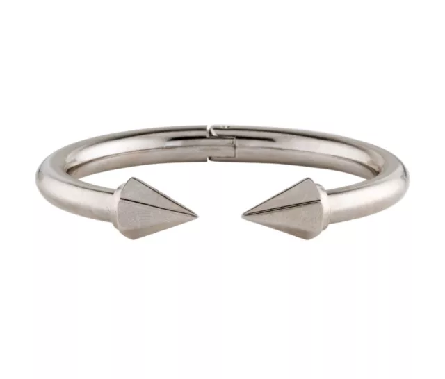 Vita Fede Titan Silver Cone Cuff Bracelet New