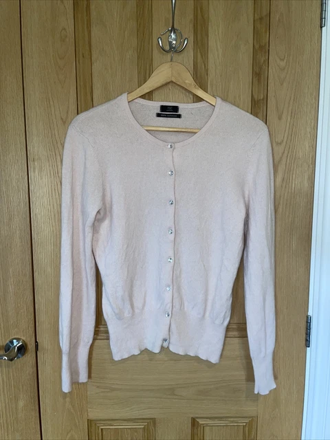 FLORENCE FRED Oatmeal Brown 100 CASHMERE Long Sleeve JUMPER UK