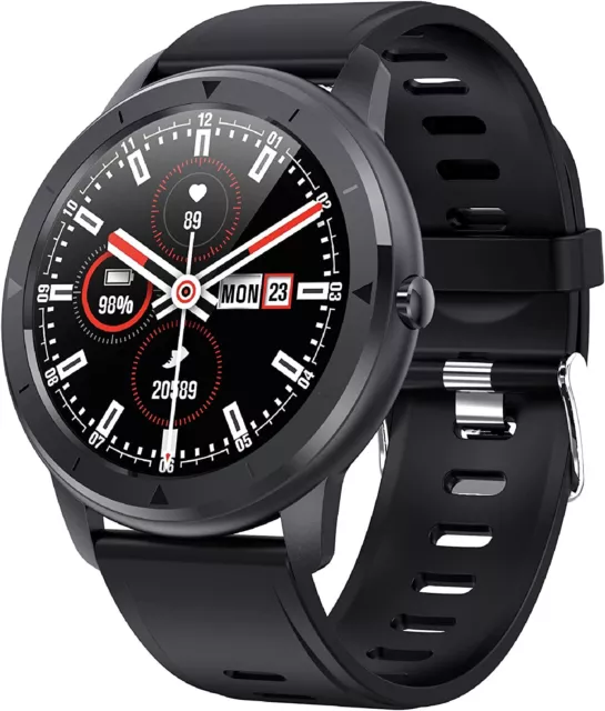 KSIX Reloj Inteligente Eclipse para Hombre Multideporte. Smartwatch  Color Negro