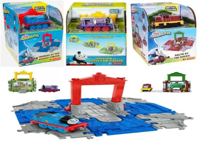 Thomas and Friends Adventure Station Train Ages 3+ Toy Rescue Car Race Track