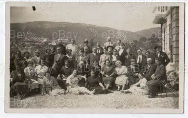 18 agosto 1935 -  Fiuggi, Casa del Maestro Foto Storica di Gruppo