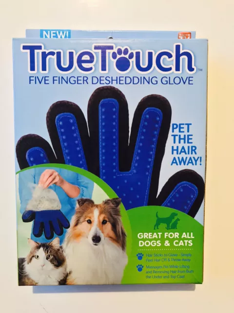 True Touch Deshedding Glove Gentle And Efficient Pet Dog Cat Massage Grooming