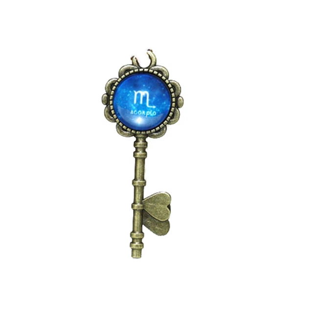 2 Pcs DIY Key Chain Accessories Time Key Holder Metal Button 10