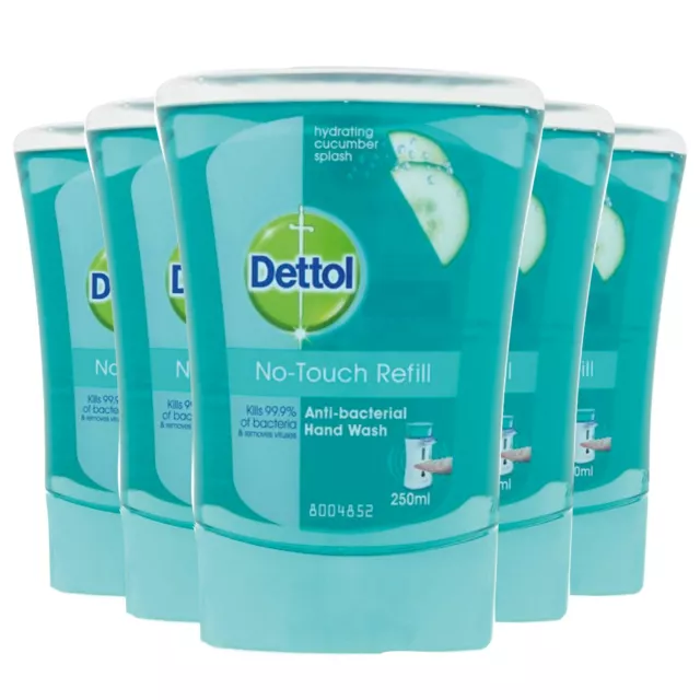 Dettol No Touch Refill Hand Wash Cucumber x 5 Mega Pack - UK Stock!!!