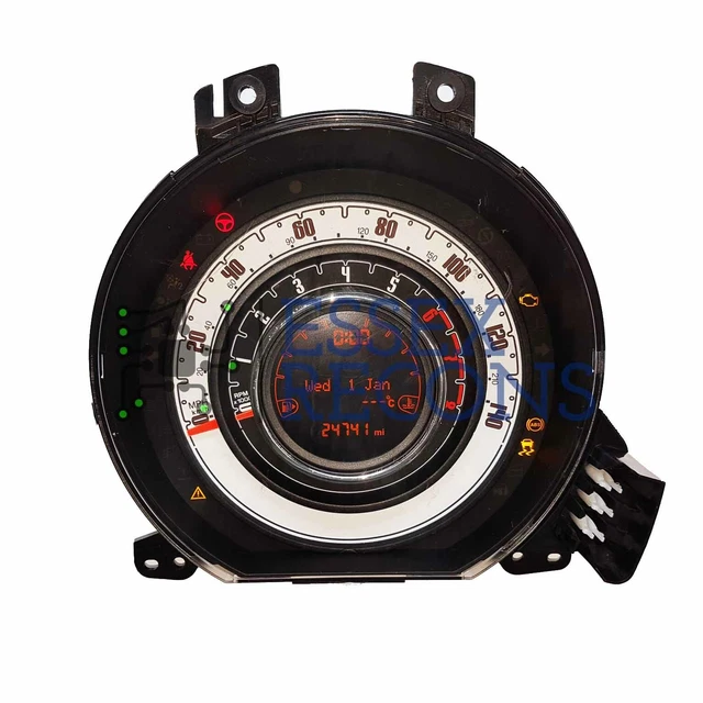 FIAT 500 INSTRUMENT Cluster, Speedometer Repair Service (screen