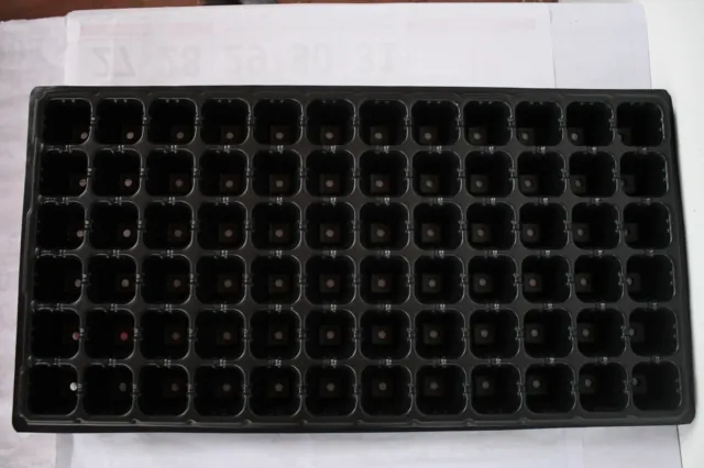 72 Cell Plug Trays, (Qty. 3) Seed Starting trays, Cloning, Propagation Flats