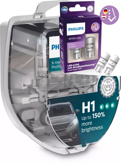 2X PHILIPS ULTINON LED Kit 6000K White HIR2 Bulbs Head Light Dual Beam U3  EUR 66,03 - PicClick FR