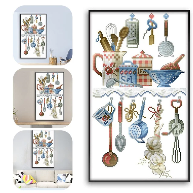 Kit Point De Croix Complet 'Amoureux Des Fleurs D'iris' - Pour Artisans Débutants