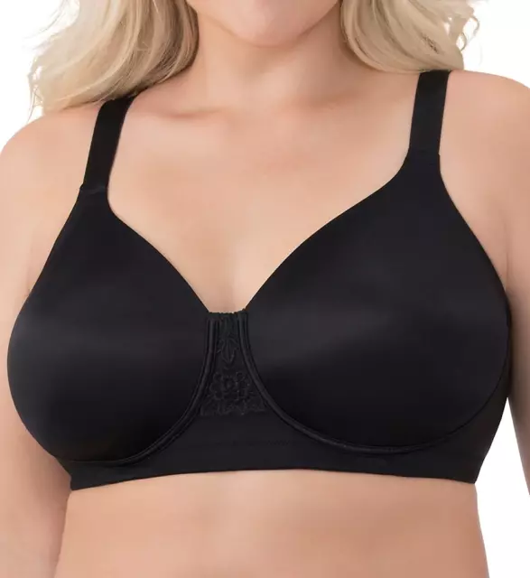 Vanity Fair BLACK Beauty Back Full Figure Wirefree Bra, US 38DD, UK 38DD