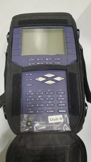 JDSU Acterna SDA-5000 Stealth Digital Analyzer w/ Case Used