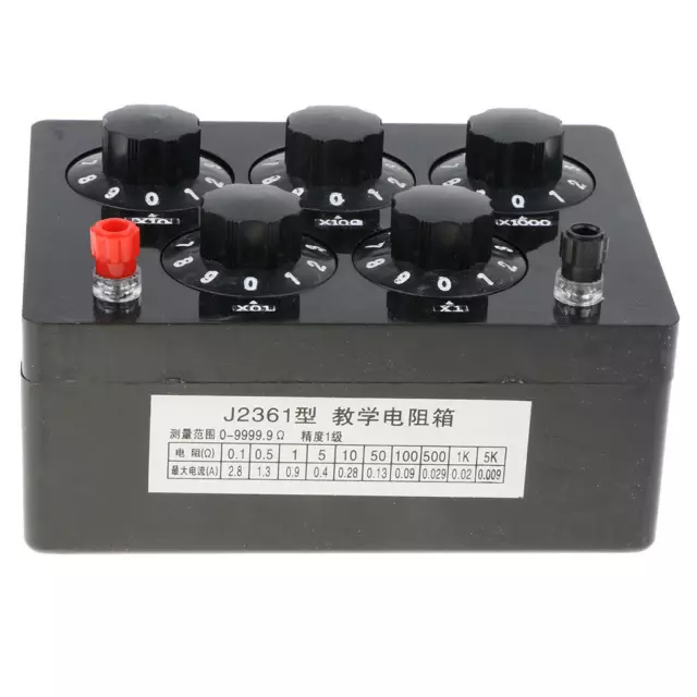 0-9999.9 Ohm Precision Variable Decade Resistor/Resistance Box Tool