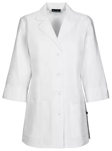 Cherokee 30" 3/4 Sleeve Lab Coat 1470 WHT White Free Shipping