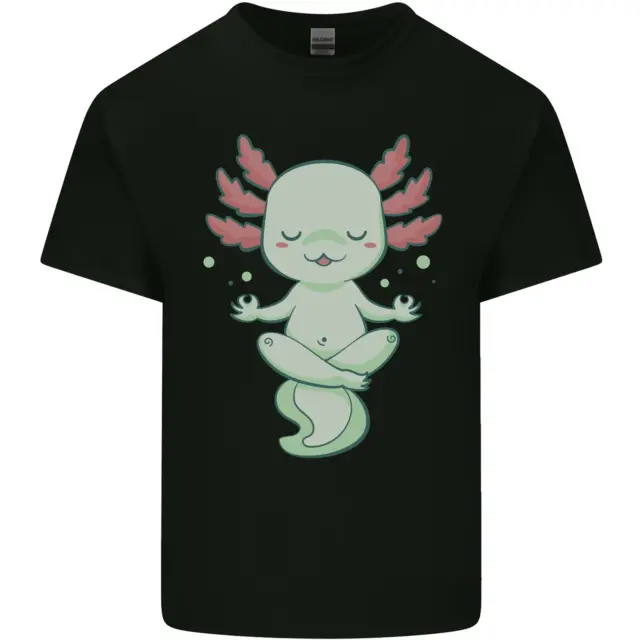 IN Meditazione Axolotl Yoga Spirituale Uomo Cotone T-Shirt
