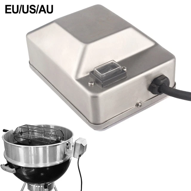 Motore Per Girarrosto Elettrico 2 Giri/Min - Acciaio Inox, Per Barbecue E Spiedini | Compatibile Weber, Char-Broil - Foto 3