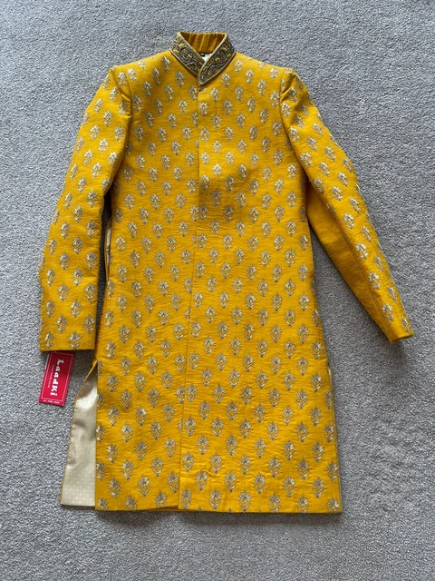 Sherwani da uomo taglia 36 nuovissima con etichette