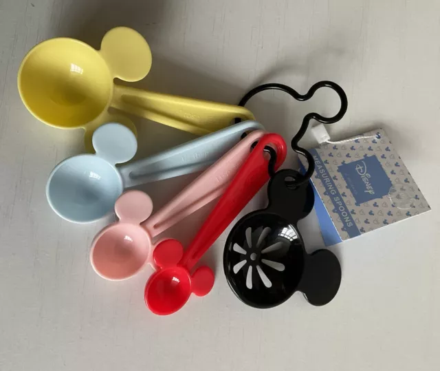 DISNEY HAPPY EASTER MICKEY MOUSE HAND PASTEL EGG MEASURING SPOON SET HOME  DECOR
