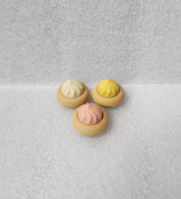 Very Rare Vintage Kutsuwa Iced Gem Biscuit Erasers rubbers gomme gommine