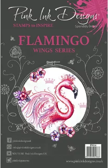 Pink Ink Designs A5 Stamps - Flamingo